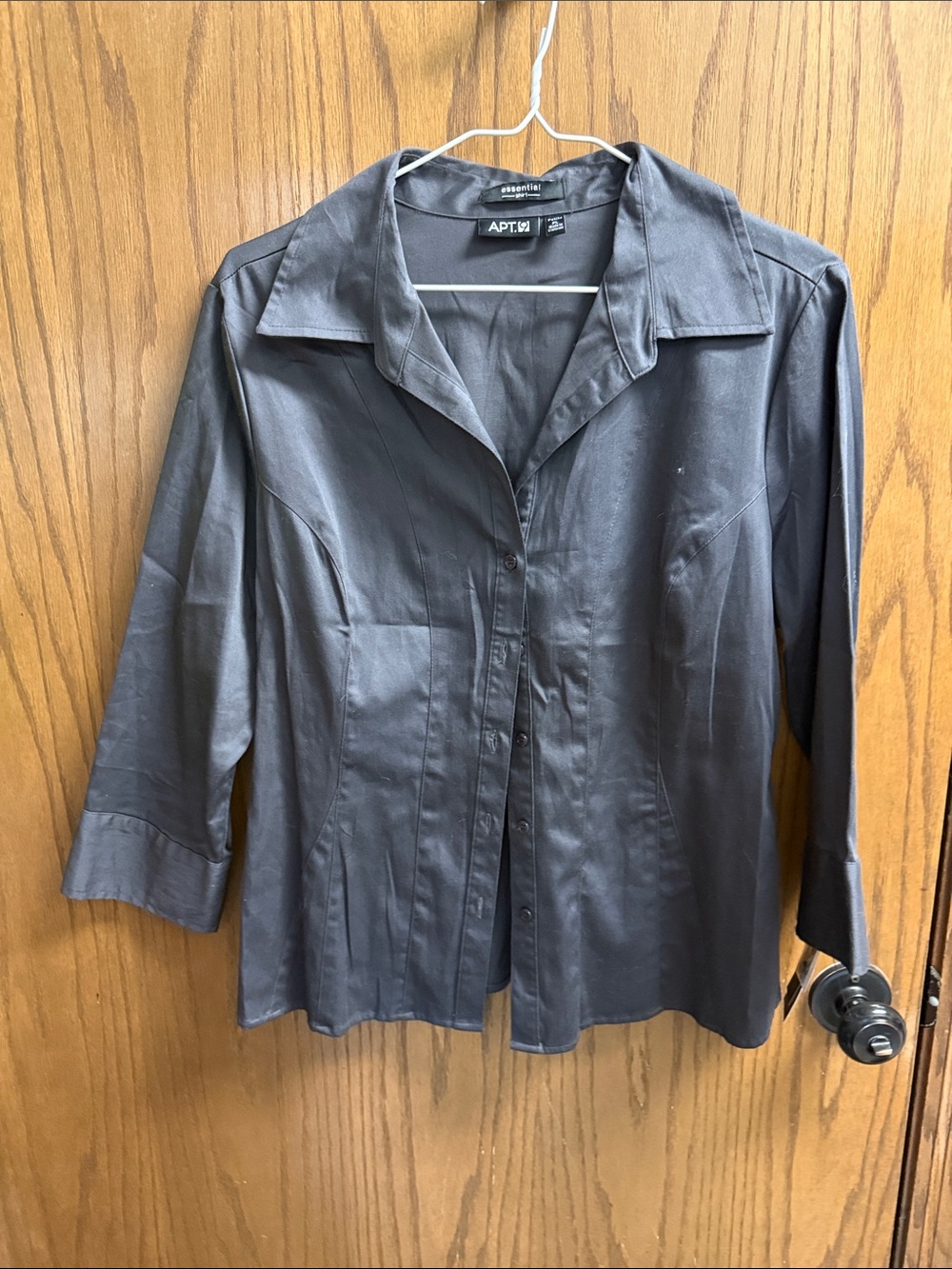 Apt. 9 Charcoal Button-Up Shirt